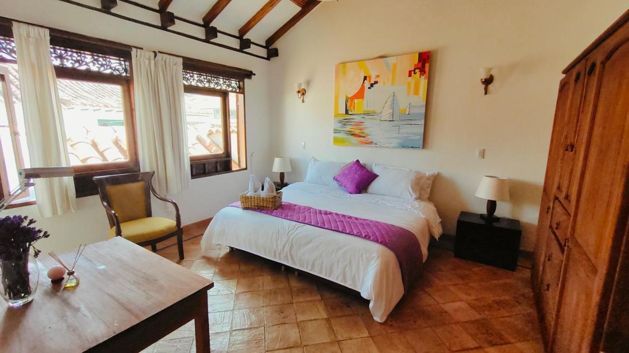 Casona Amatista Hotel Boutique Villa de Leyva Bagian luar foto